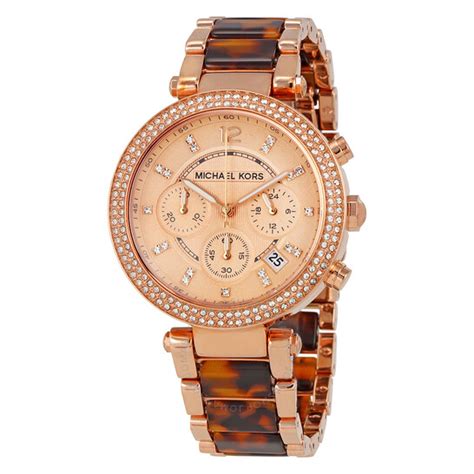 michael kors parker chronograph ladies watch mk5538|Michael Kors Ladies Parker Chronograph Watch MK5538.